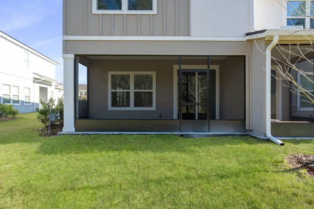 a view of city from balcony with seating area