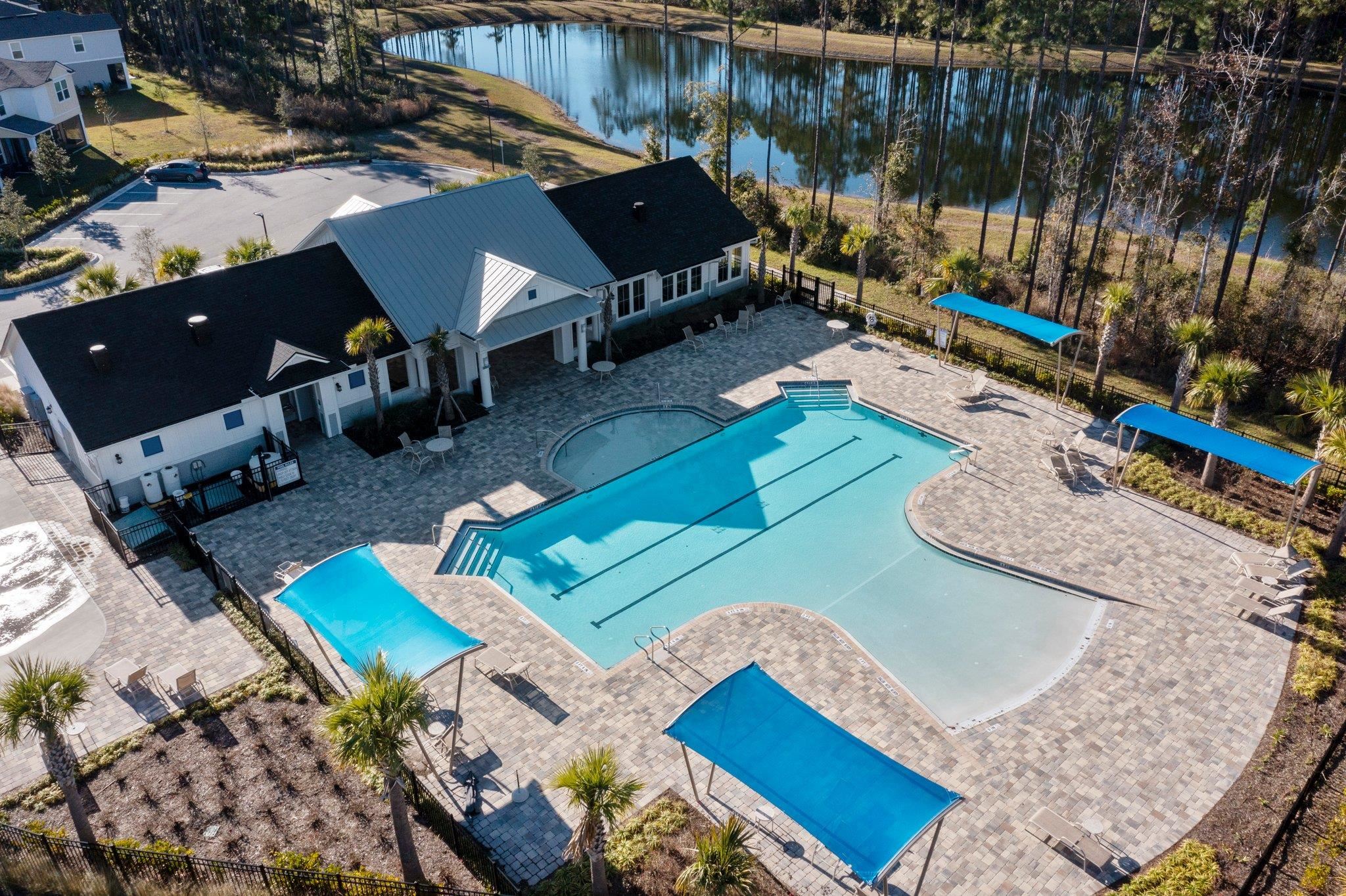 553 Coastline Way Street St. Augustine, FL 32092 - Photo 34 of 35 an aerial view of a house with a yard