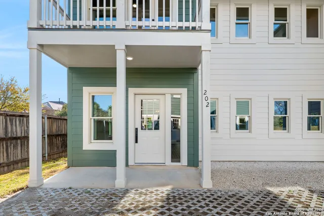 a view of a house with a outdoor space