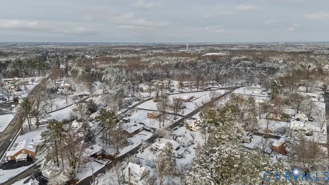 a room with a table and chairs