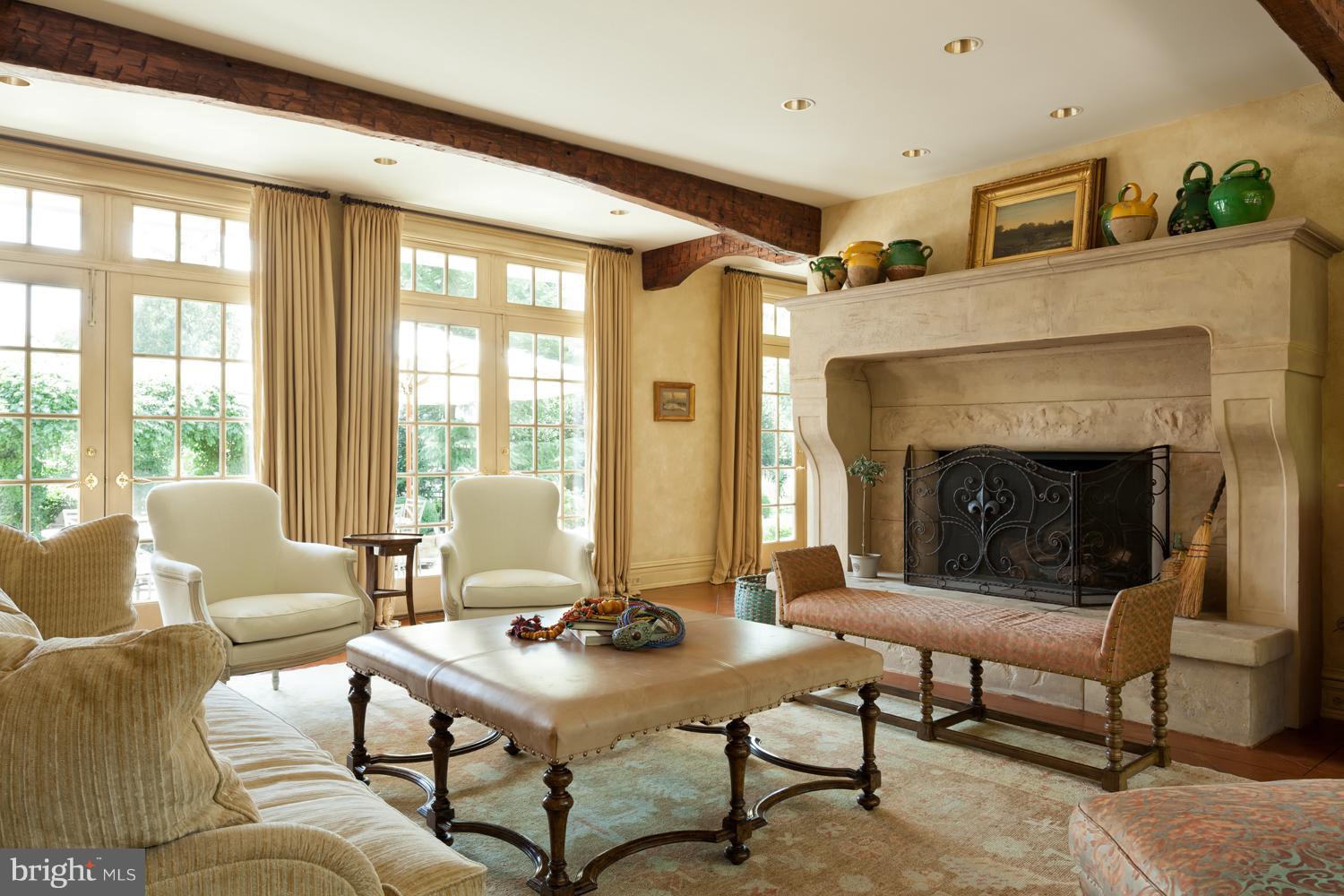 1138 Langley Lane McLean, VA 22101 - Photo 7 of 23 Family Room Opens to Expansive Terrace