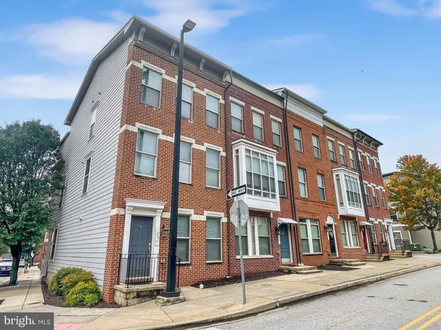 a front view of a building