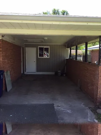 a view of car garage