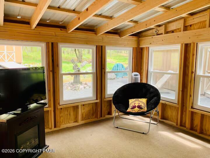 2317 Locust Ridge Road Pocono Lake, PA 18347 - Photo 36 of 49 a living room with furniture window and flat screen tv