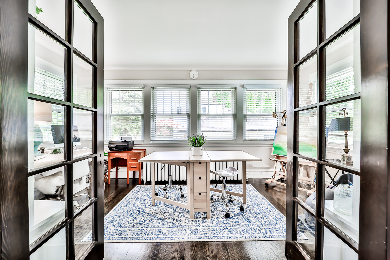 147 Herrick Road Riverside, IL 60546 - Photo 21 of 55 view of living room with furniture and large window