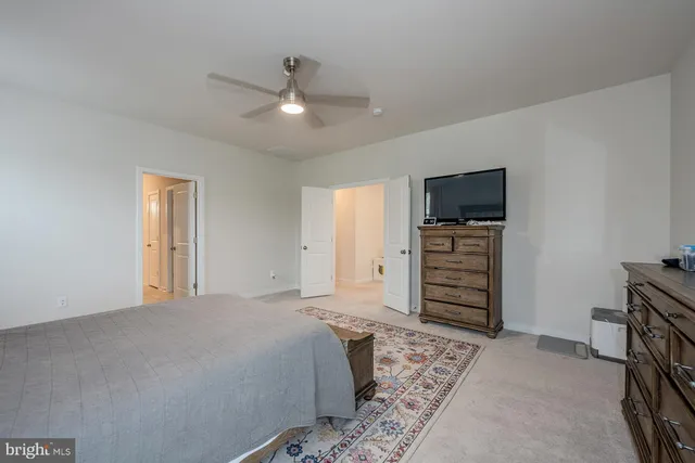 a bathroom with a shower sink and mirror