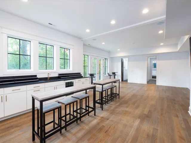 a view of outdoor space and seating area