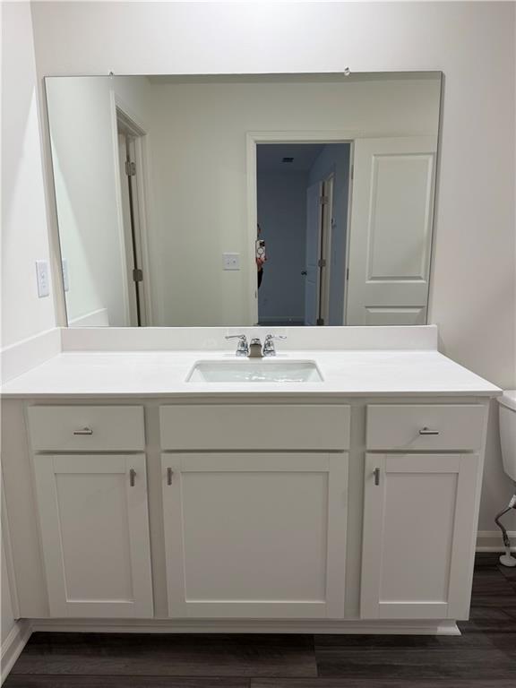 306 Rydal Way Winder, GA 30680 - Photo 13 of 19 a bathroom with a sink and a mirror