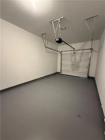 a view of a room with an empty space