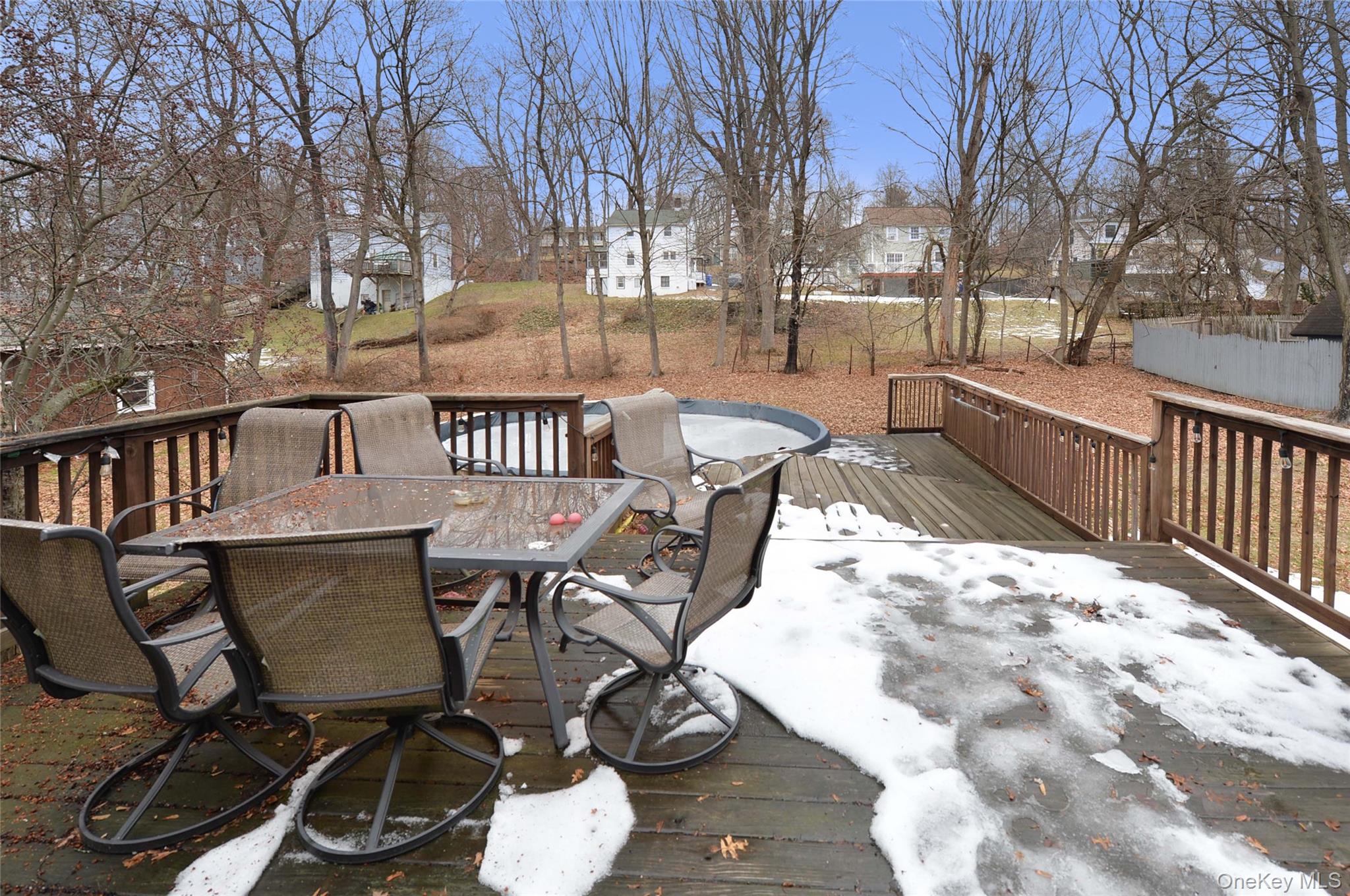 130 Spring Street Goshen, NY 10924 - Photo 21 of 24 a view of a chairs and table on the deck