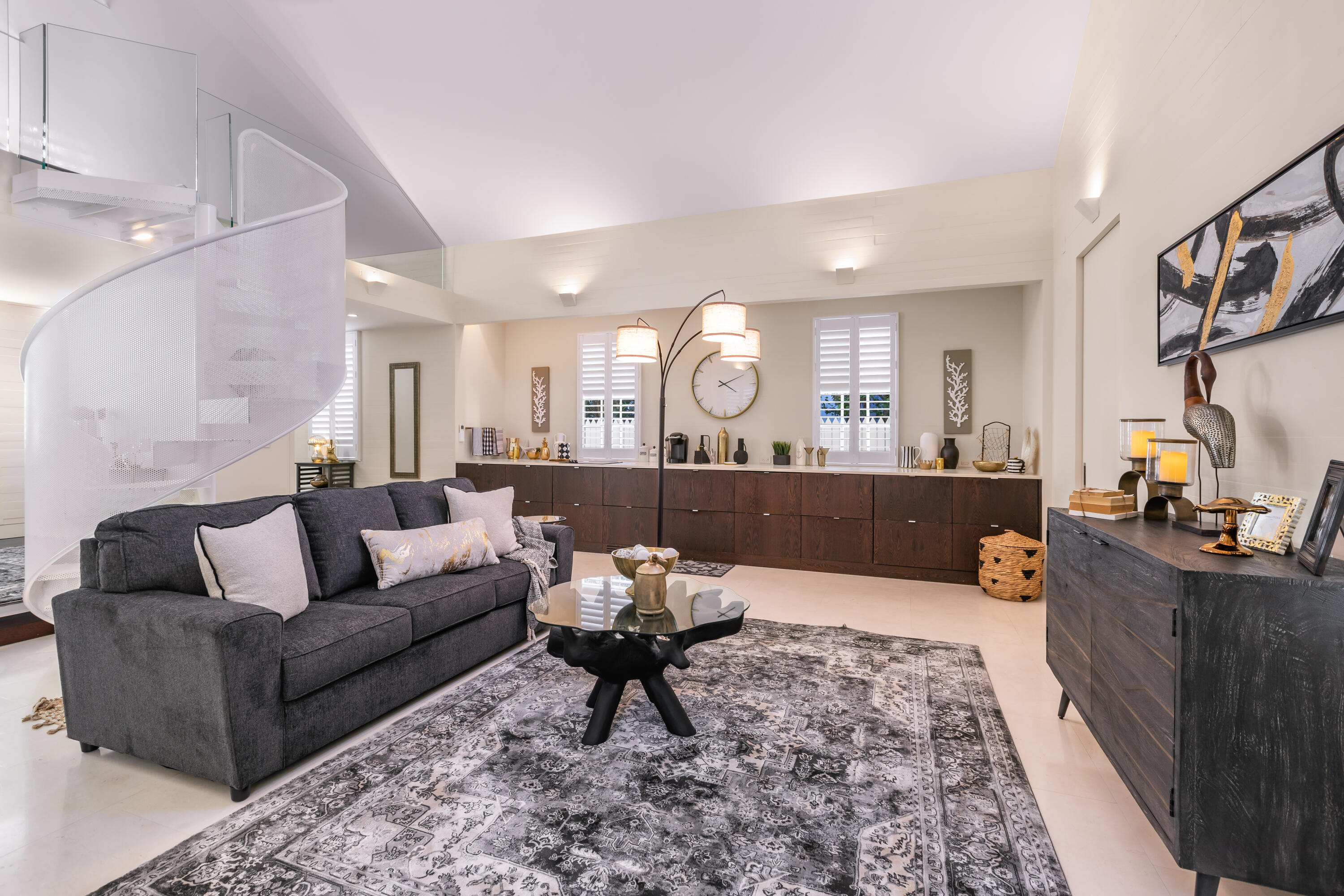 711 Elizabeth Street Key West, FL 33040 - Photo 16 of 36 a living room with furniture and a wooden floor