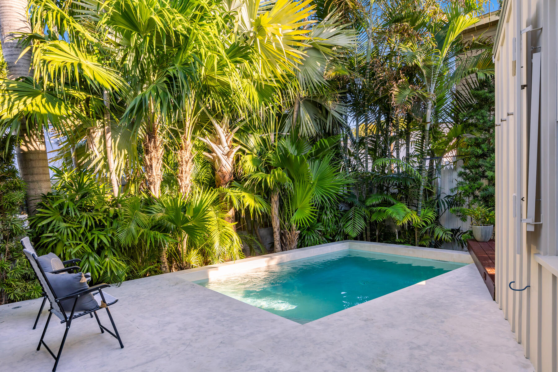 711 Elizabeth Street Key West, FL 33040 - Photo 35 of 36 a view of a backyard with a slide