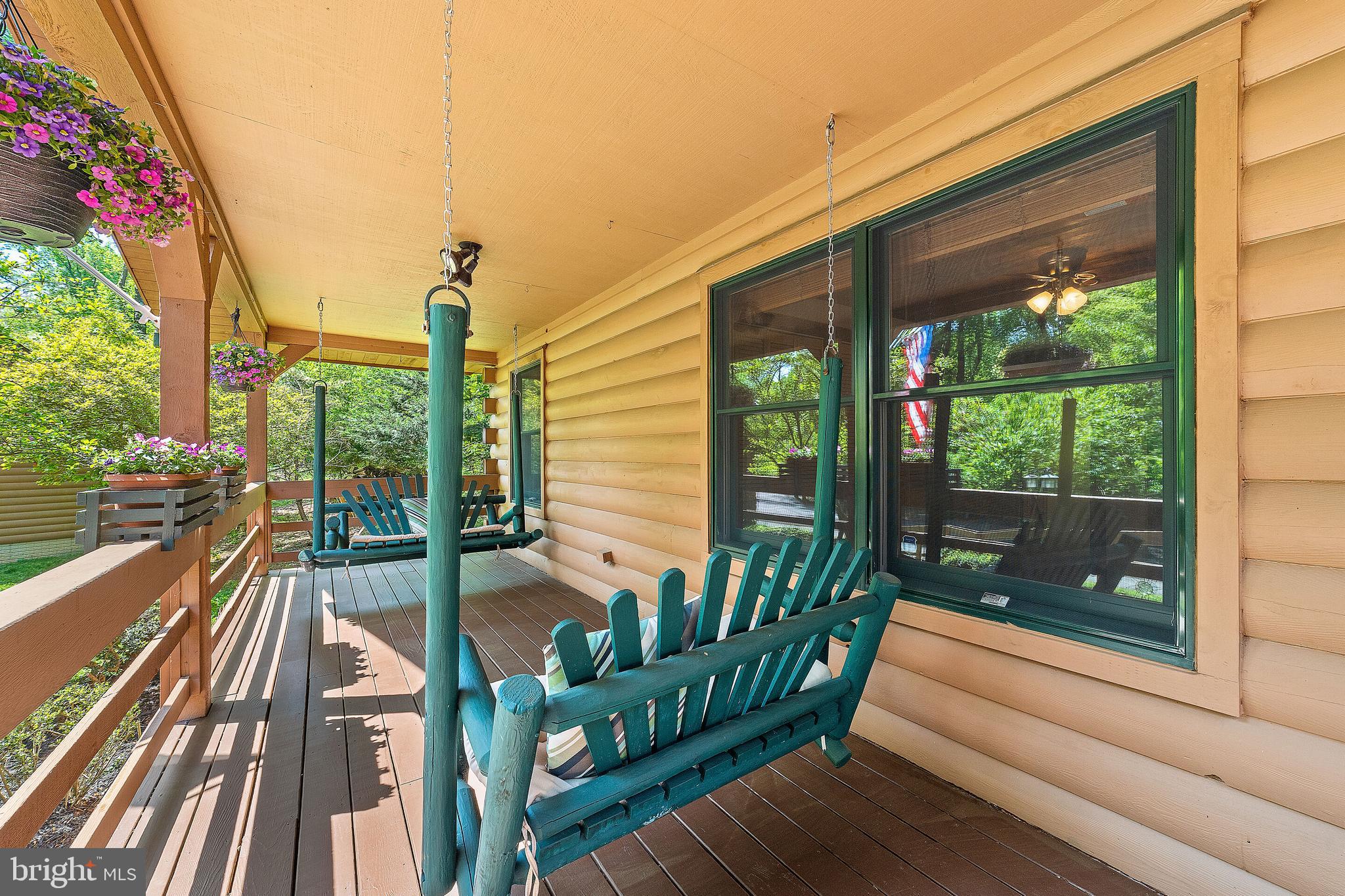 19315 Blue Ridge Mountain Road Bluemont, VA 20135 - Photo 19 of 75 Porch swings stay with the home