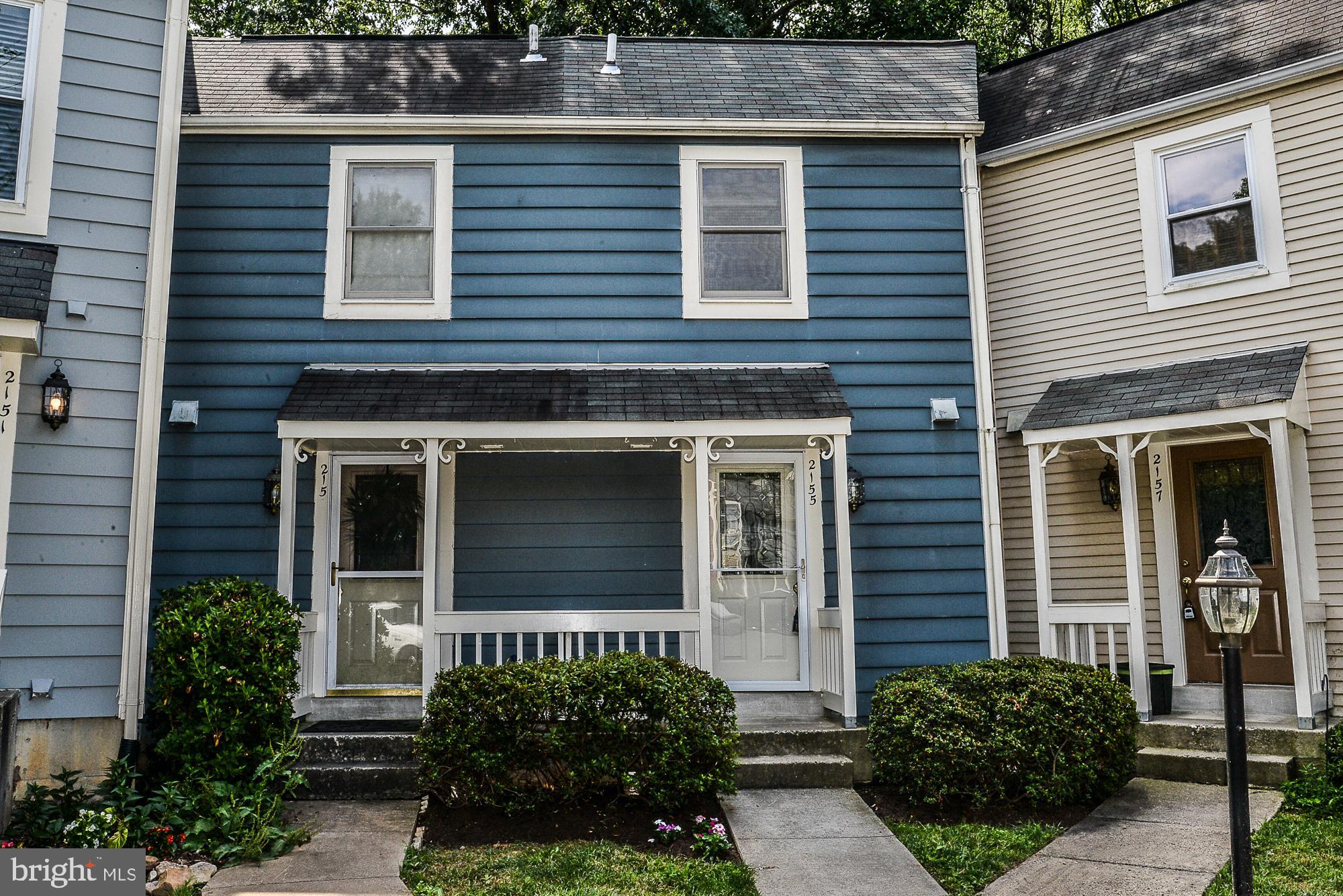 2155 Whisper Way Reston, VA 20191 - Photo 2 of 32 Welcoming covered front porch & sidewalks.