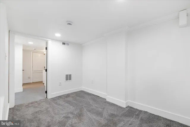 a view of empty room