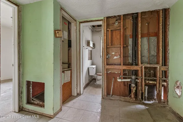 a view of a hallway with the area