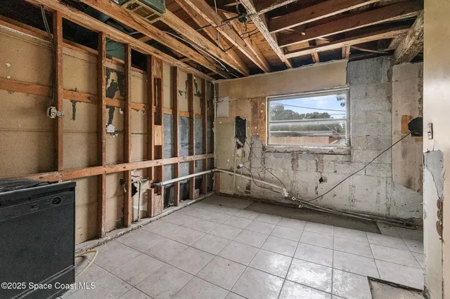 a view of an empty room