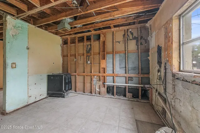 a view of an empty room