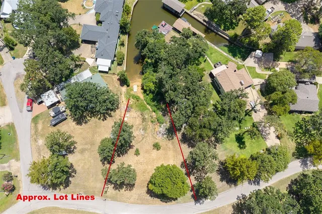 an aerial view of residential house with outdoor space