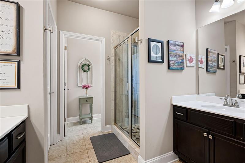 80 Azalea Crossing Dallas, GA 30132 - Photo 23 of 38 a bathroom with a sink and a mirror