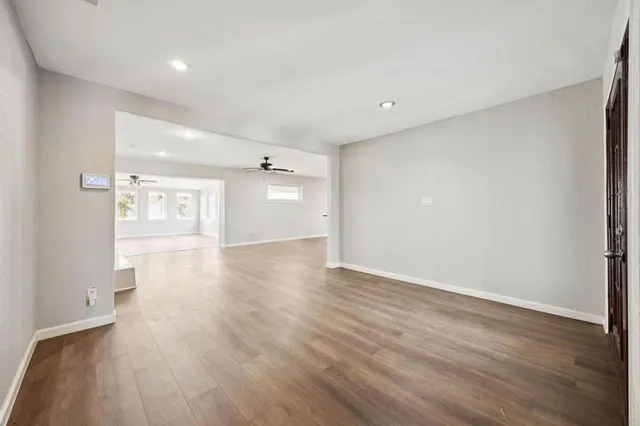 wooden floor in an empty room
