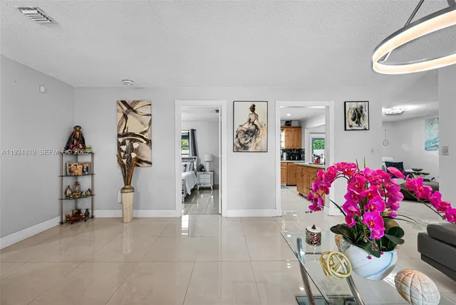a bedroom with furniture and closet