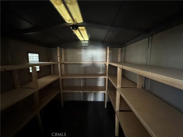 a view of storage and utility room