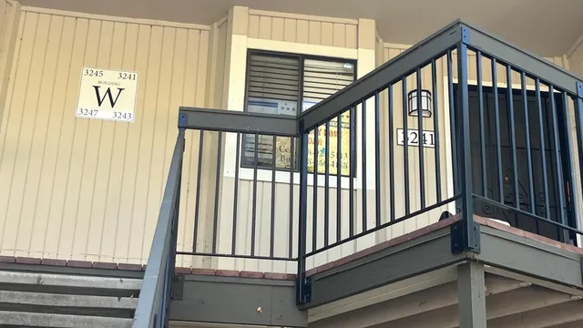 a front view of a house with balcony