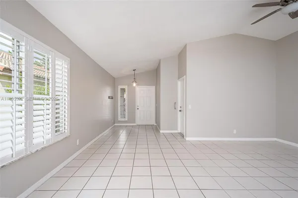 a view of an empty room with window