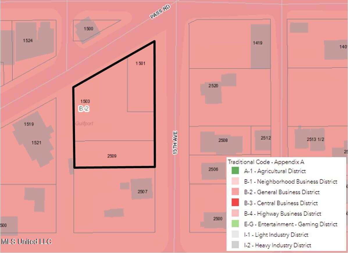 1503 Pass Road Gulfport, MS 39501 - Photo 3 of 9 Zoning
