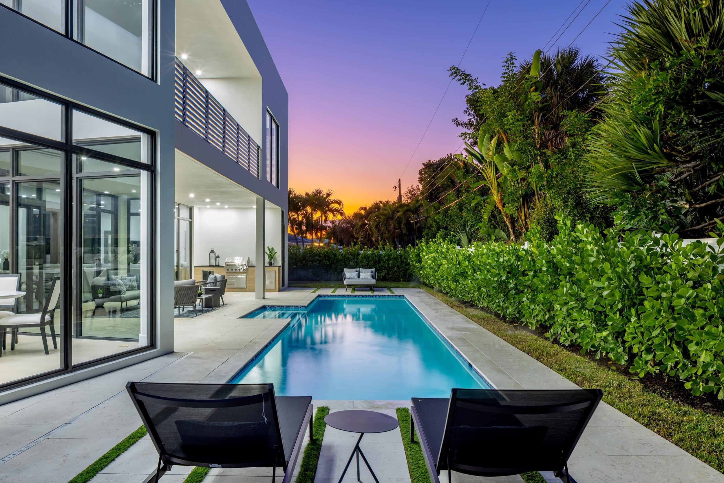 957 Southwest 12th Street Boca Raton, FL 33486 - Photo 57 of 65 Twilight Pool