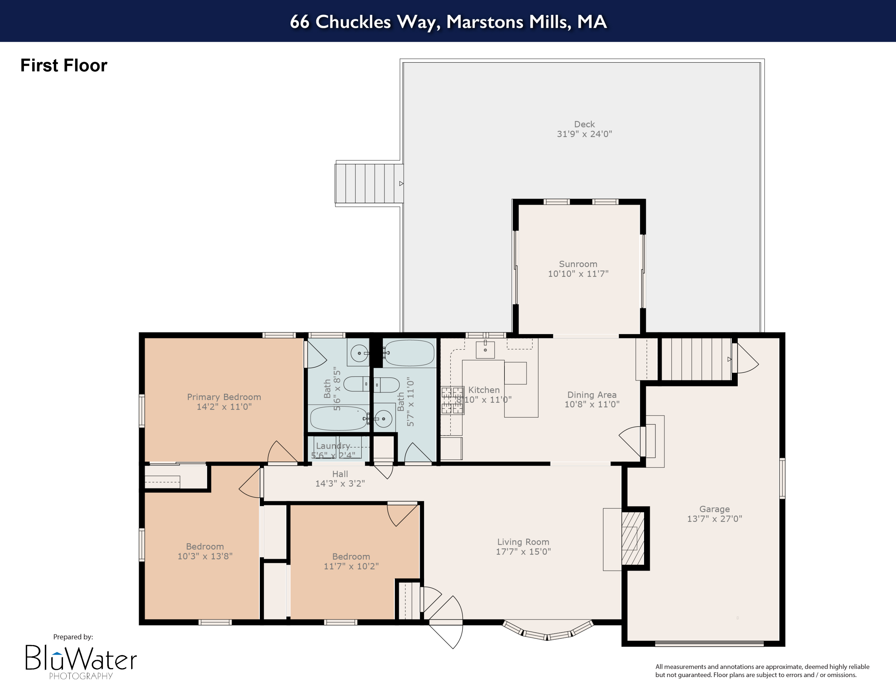 66 Chuckles Way Marstons Mills, MA 02648 - Photo 31 of 32 a picture of floor plan