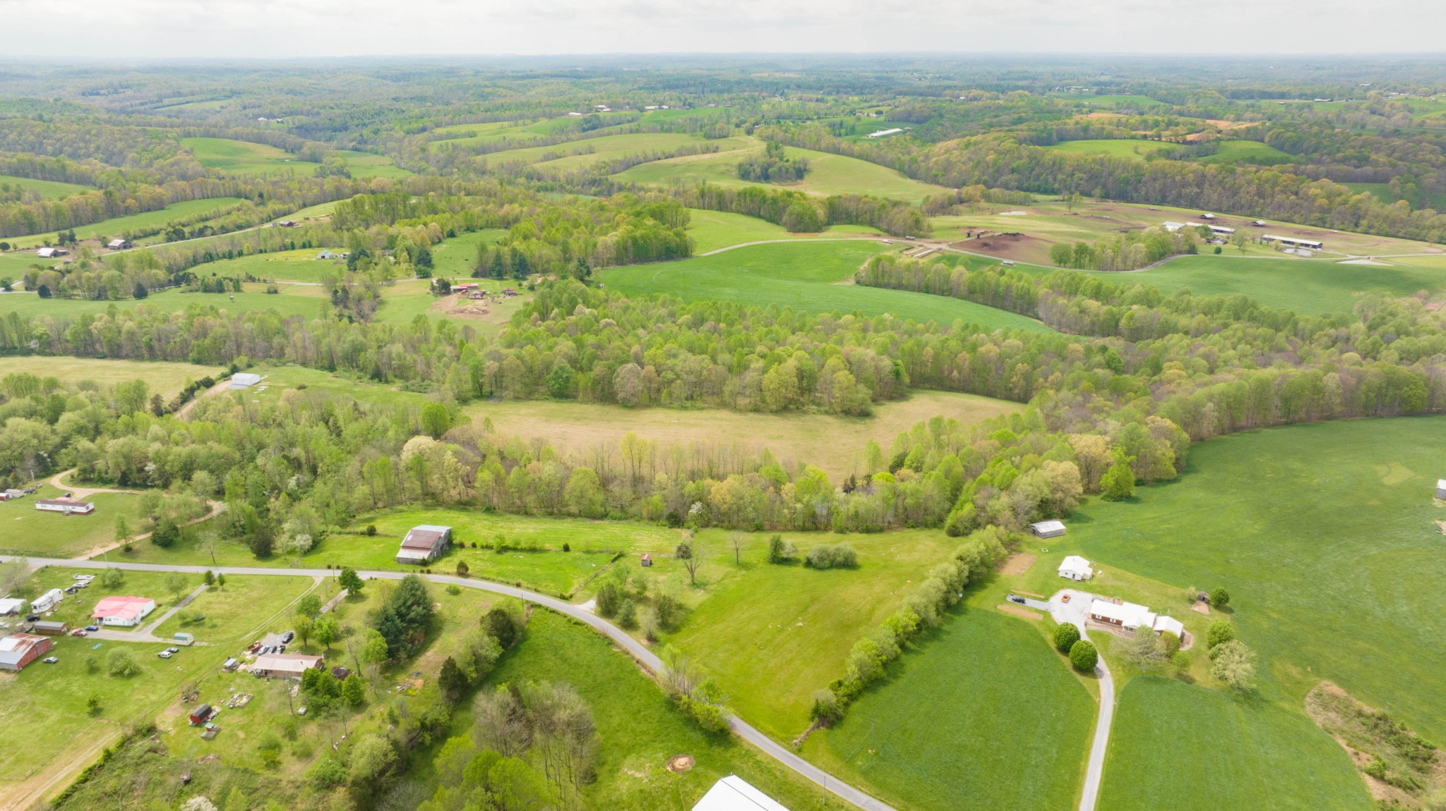 0 Powell Road Red Boiling Springs, TN 37150 - Photo 41 of 69 an aerial view of residential houses with outdoor space and trees