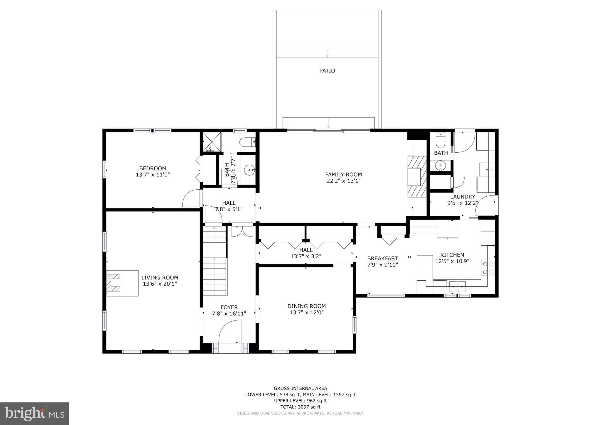 12256 Carroll Mill Road Ellicott City, MD 21042 - Photo 41 of 44 Floor Plan