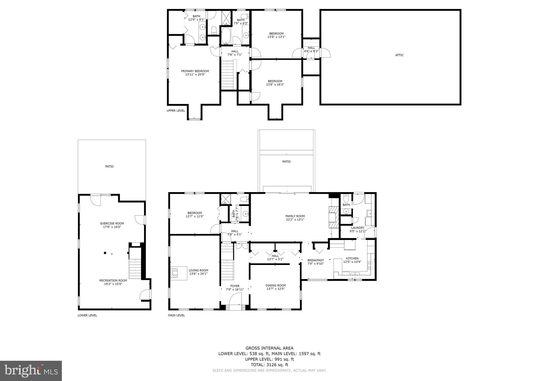 12256 Carroll Mill Road Ellicott City, MD 21042 - Photo 44 of 44 Floor Plan