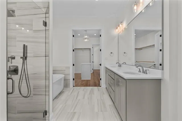 a view of an empty room