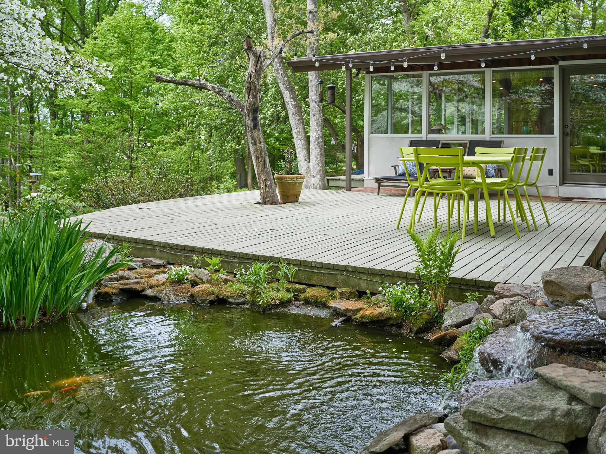2952 Comfort Road New Hope, PA 18938 - Photo 37 of 46 Koi Pond off of Primary Suite