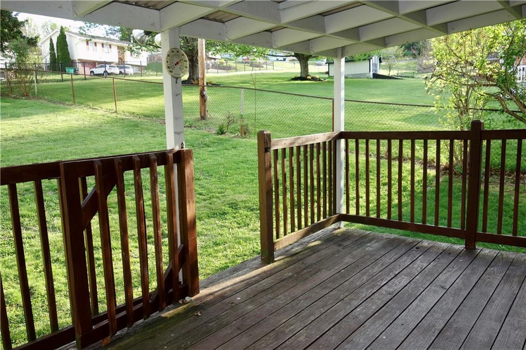 120 Wren Way Washington, PA 15301 - Photo 17 of 30 a view of a deck with a big yard