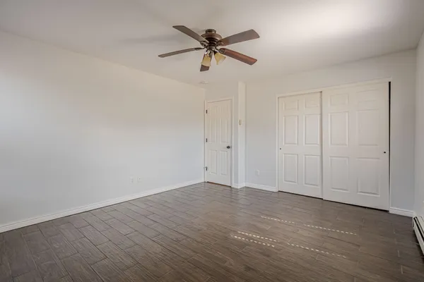 wooden floor in an empty room