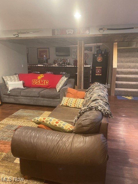 178 Patterson Road Weirton, WV 26062 - Photo 27 of 50 Rec room with dark wood-type flooring
