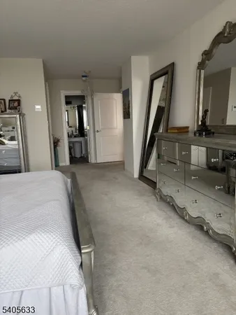 a view of a bedroom with closet area