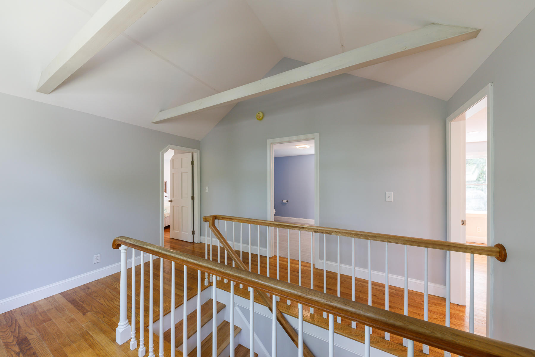 3 Rivers End Road East Falmouth, MA 02536 - Photo 27 of 38 a view of staircase with railing and a window