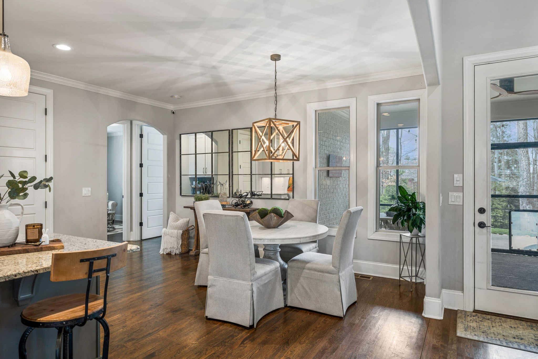 4035 Old Light Circle Arrington, TN 37014 - Photo 22 of 62 a view of a dining room with furniture window and wooden floor