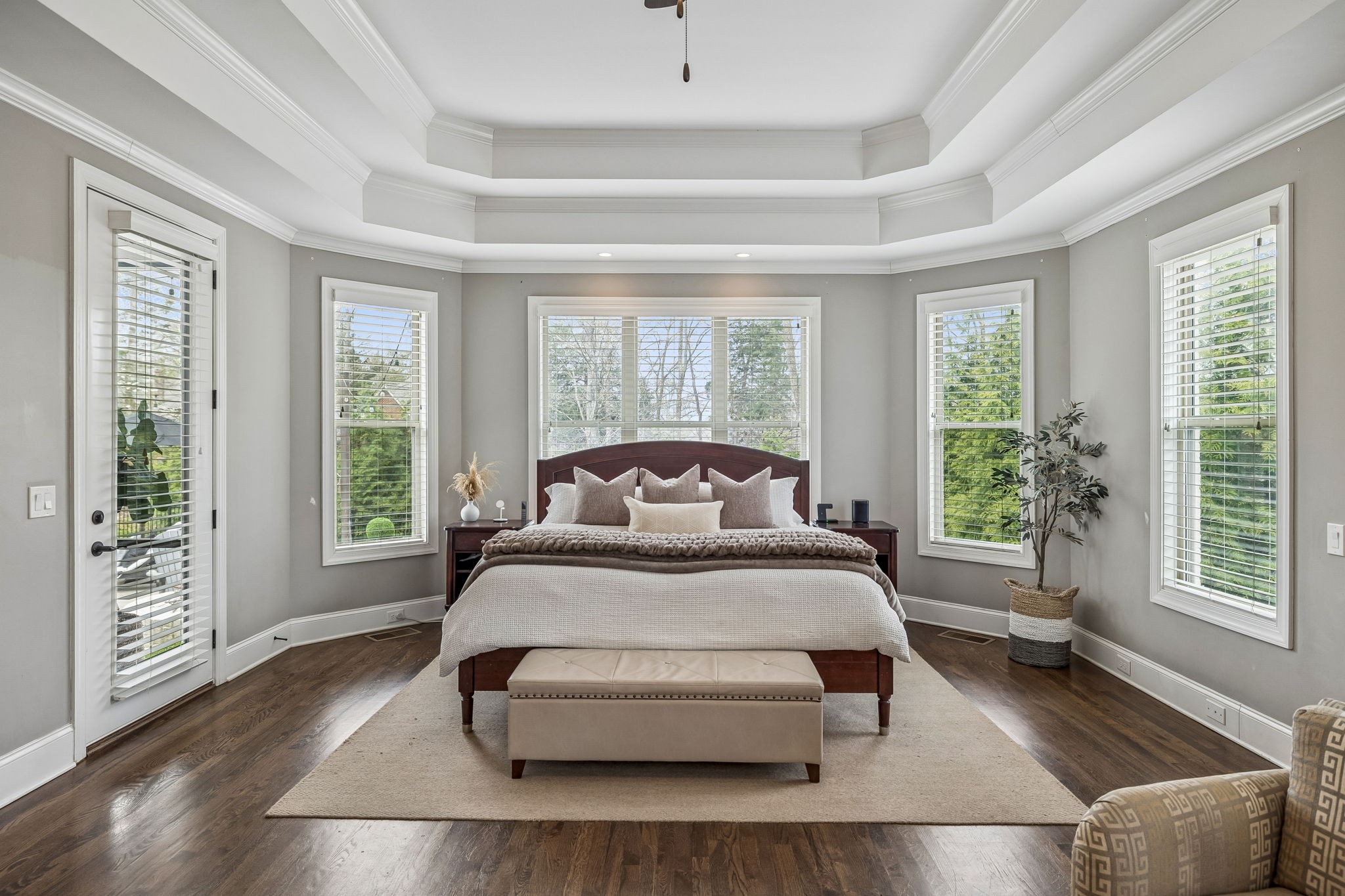 4035 Old Light Circle Arrington, TN 37014 - Photo 34 of 62 a bedroom with a bed and wooden floor