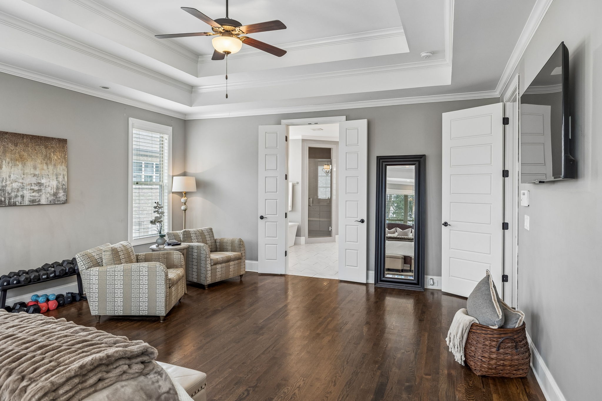 4035 Old Light Circle Arrington, TN 37014 - Photo 35 of 62 a living room with furniture and wooden floor