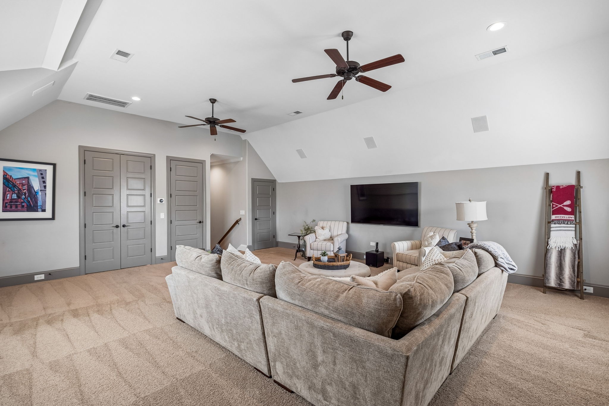 4035 Old Light Circle Arrington, TN 37014 - Photo 45 of 62 a living room with furniture and a flat screen tv