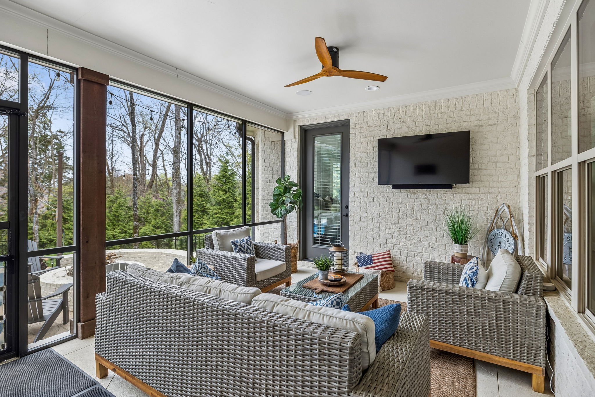 4035 Old Light Circle Arrington, TN 37014 - Photo 47 of 62 a living room with furniture and a flat screen tv