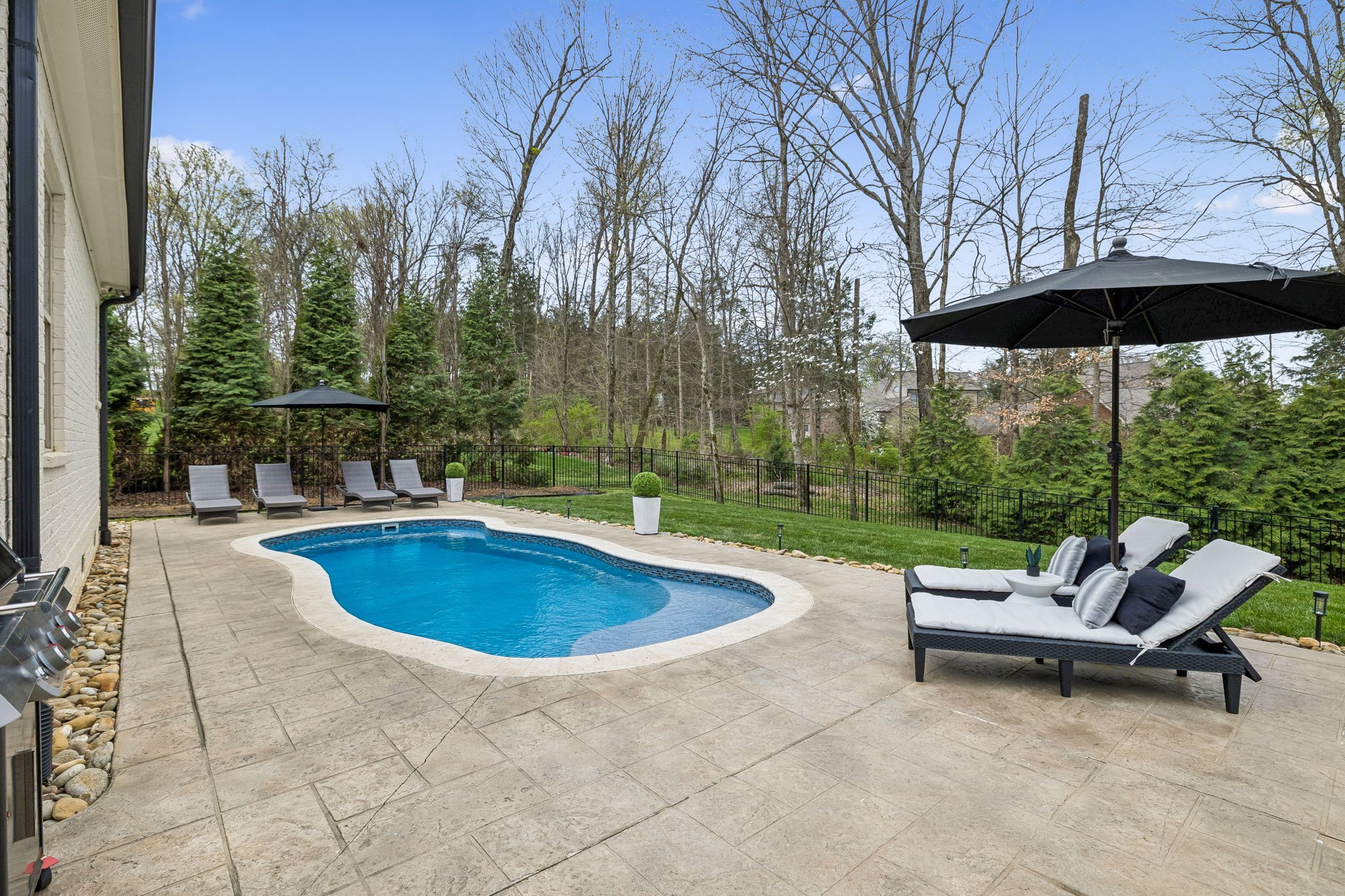 4035 Old Light Circle Arrington, TN 37014 - Photo 50 of 62 a view of a swimming pool with a patio