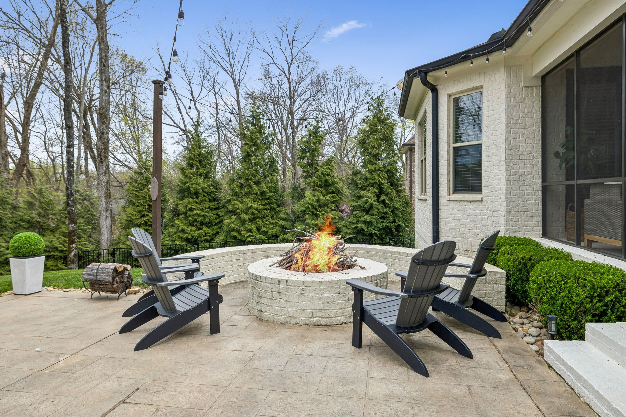 4035 Old Light Circle Arrington, TN 37014 - Photo 51 of 62 a backyard of a house with table and chairs