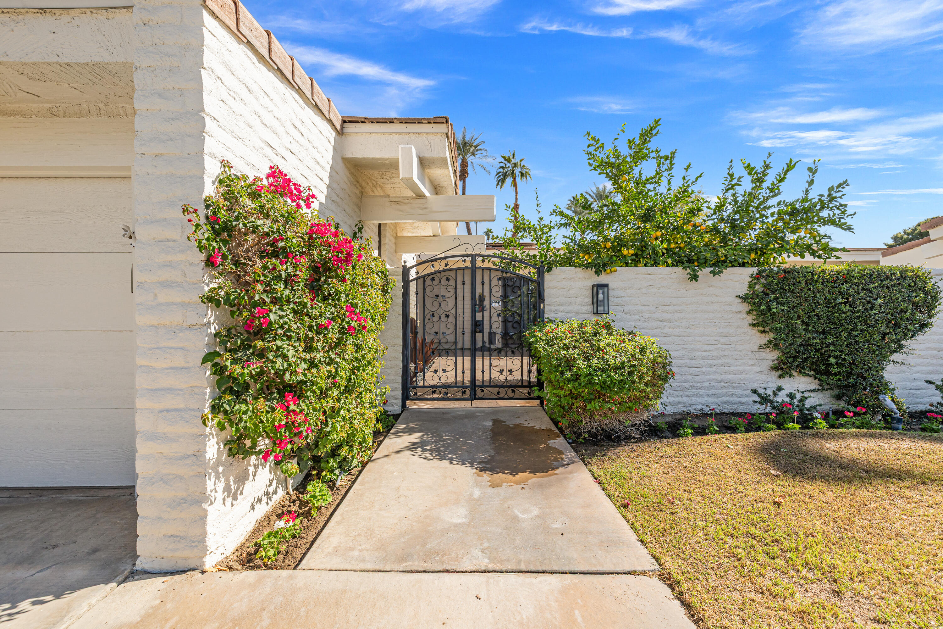 44828 Oro Grande Circle Indian Wells, CA 92210 - Photo 11 of 59 a view of a garden with flowers